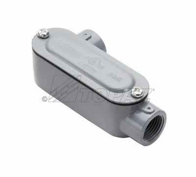 3-1/2" Threaded LL Type Rigid Conduit Body with Cover