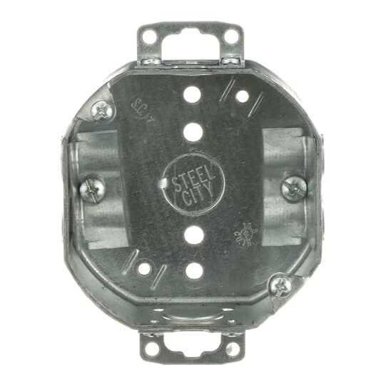 4 IN. OCT BX, NMSC CLAMP, ADJ. EARS