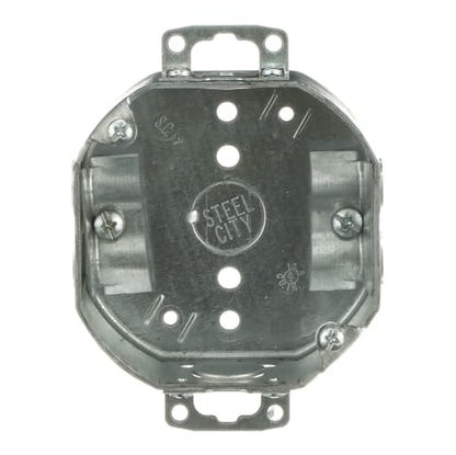 4 IN. OCT BX, NMSC CLAMP, ADJ. EARS