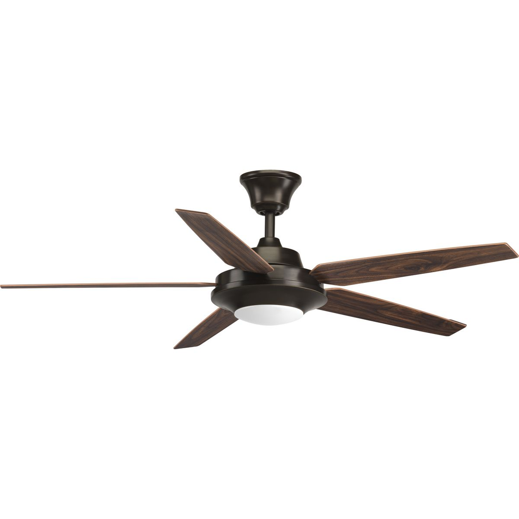 54"Antique Bronze LED 5 Blade Ceiling Fan