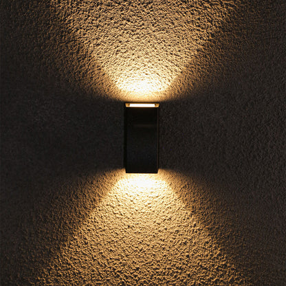 Waterproof LED Up Down Outdoor Wall Light Modern Style