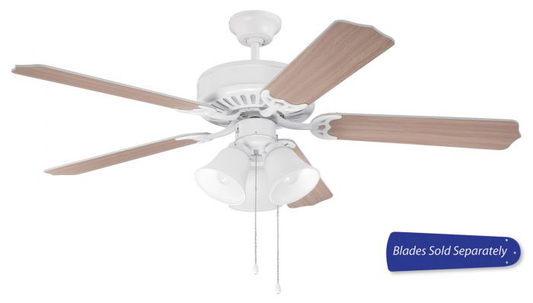 52" Ceiling Fan with Light (Blades Sold Separately) - C205W