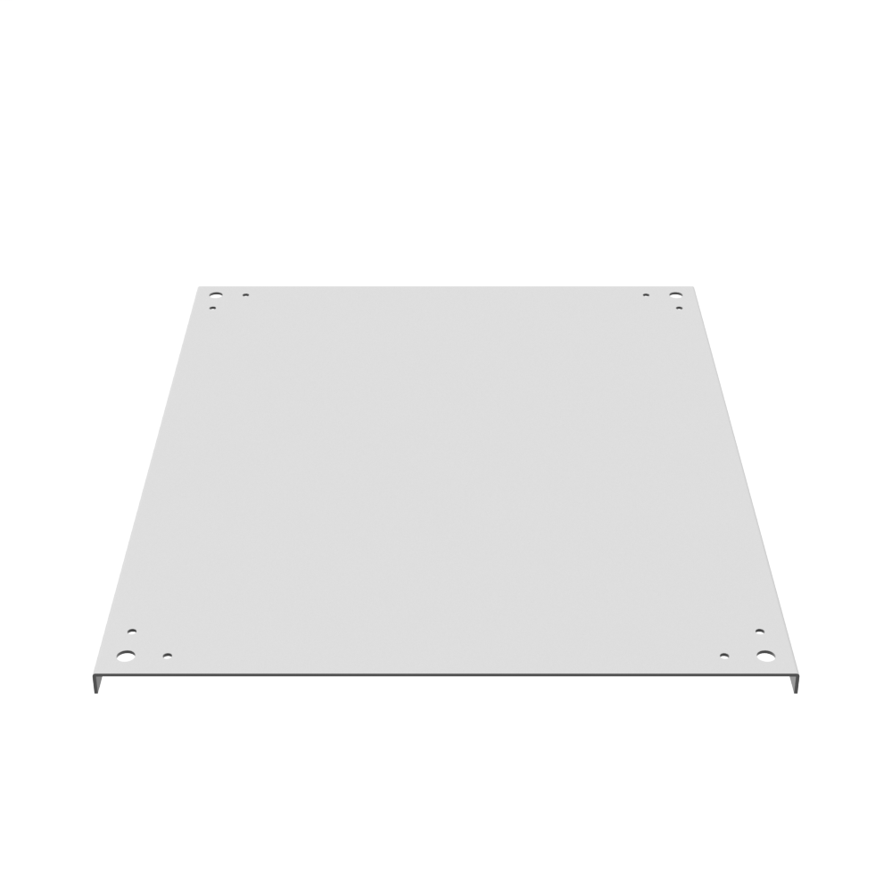 Back Panel Non UL Listed 30x24 Hinge Cover White Steel