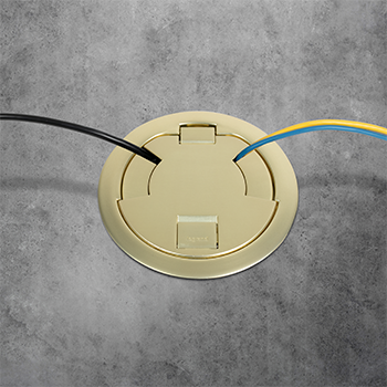 6IN PREWIRED SURF STYLE ASSEMBLY SB SATIN BRASS