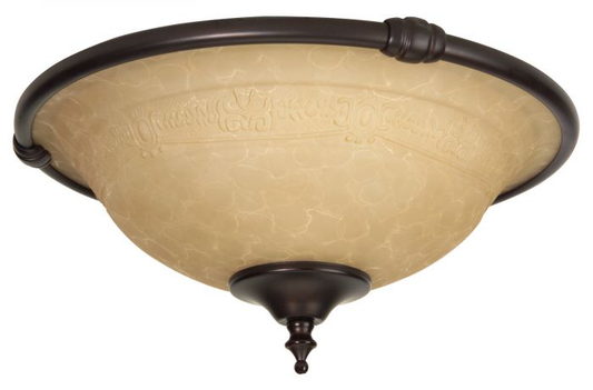 2 Light Bowl Fan Light Kit - LK24-OB-LED
