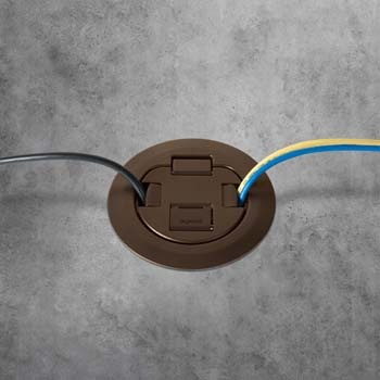 4AT Evolution™ Poke-Thru Device-Unwired- Bronze