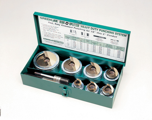 1/2" through 2" Conduit Size Slug-Splitter SC Knockout Punch Kit