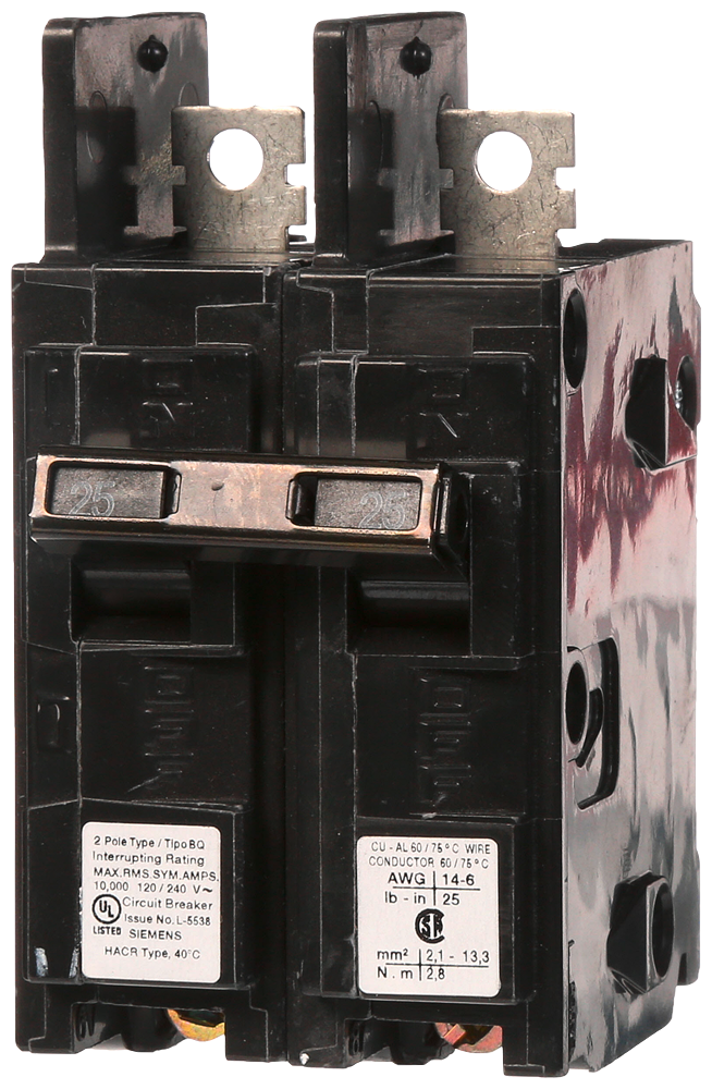 BRKR BQ 2P 120/240V 25A 10K