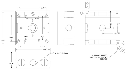 30251, Weatherproof Outlet Box