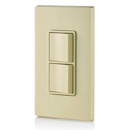 15 Amp Decora Single-Pole / 3-Way Combination Switch, Grounding, Ivory