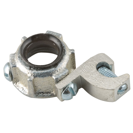 1-1/4 in. 150 Degree Rigid/IMC Grounding Bushing, Lay-in-Lug, Insulated