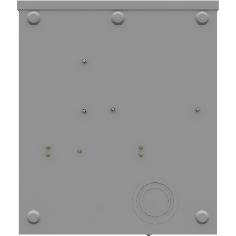 4 Terminal Ringless Plain Top Horn Bypass 7-8 In Barrel Lock Ground With Bracket Provision Left Facing Socket