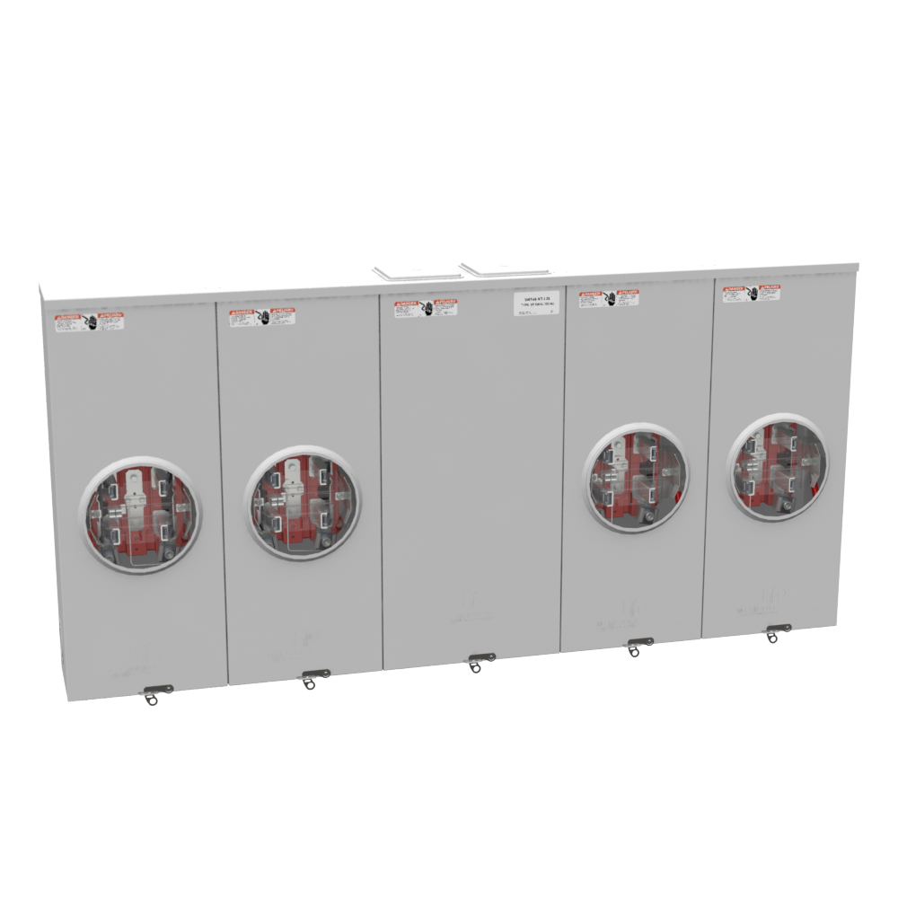 5 Terminal Ringless 2 Large Closing Plates Lever Bypass 4 Position Long Island Lighting Company