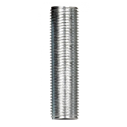 1/8 IP Steel Nipple, Zinc Plated, 1-1/2" Length, 3/8" Wide
