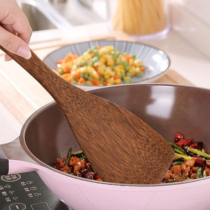 5 Pcs Wooden Cooking Utensils Set