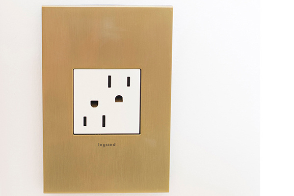 adorne® 15A Dual Tamper-Resistant Outlet, White