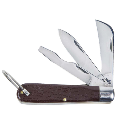 3 Blade Pocket Knife with Screwdriver