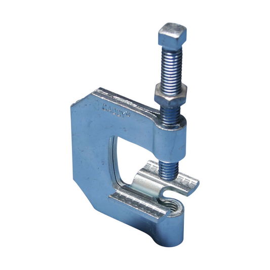 C-Clamp for Strut and Rod, 3/8" Rod, 5/8" Max Flange