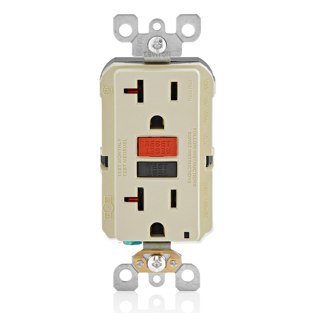 20 Amp SmartlockPro® GFCI Receptacle/Outlet