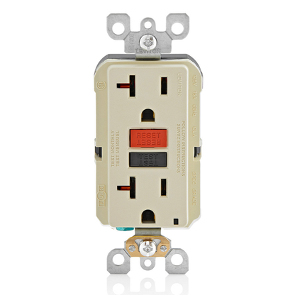 20 Amp SmartlockPro® GFCI Receptacle/Outlet