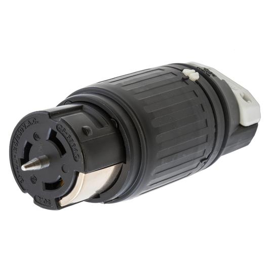50 Amp Locking Connector 125/250V 3 Pole and 4 Wire