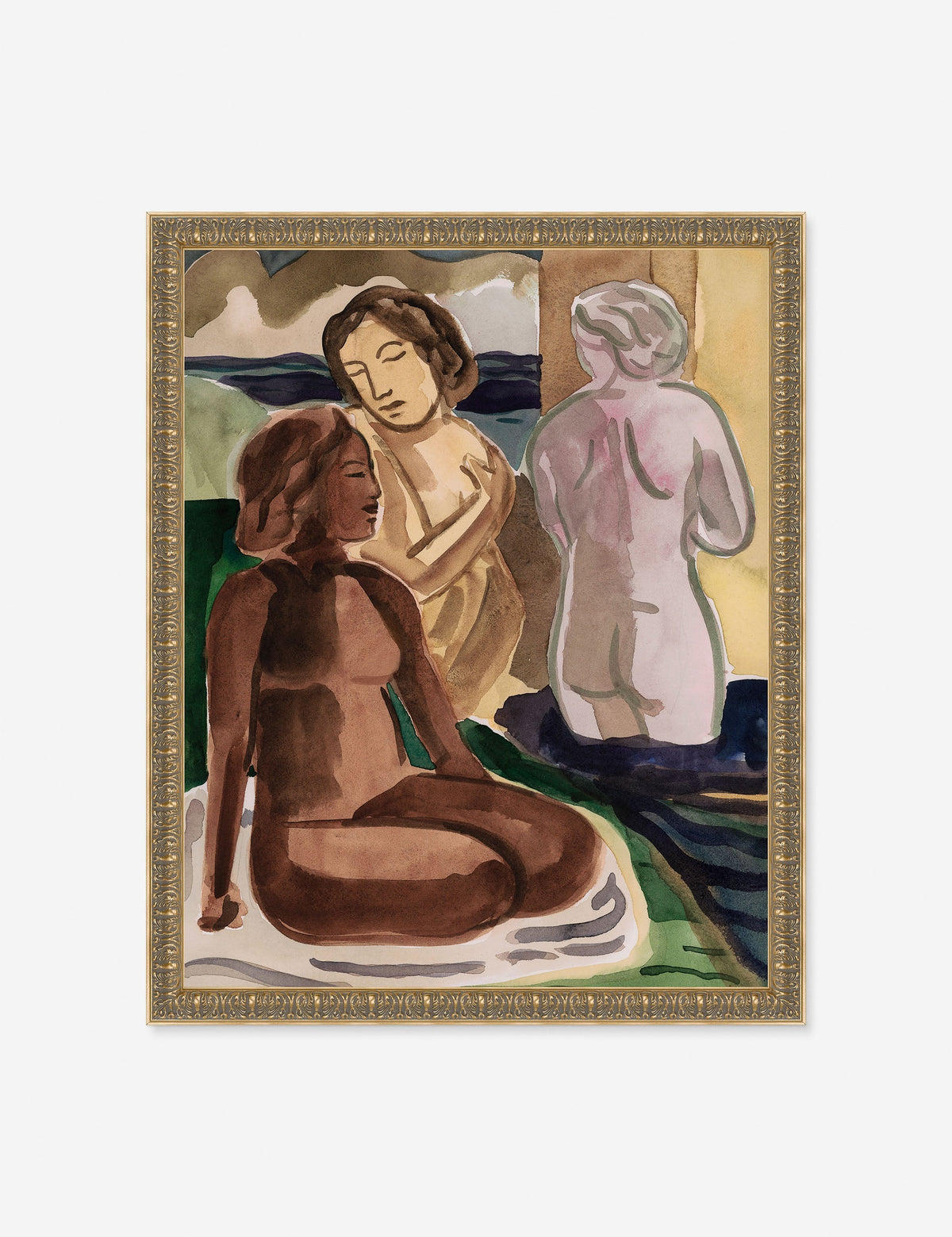Coastal Bathers Wall Art by David Erickson