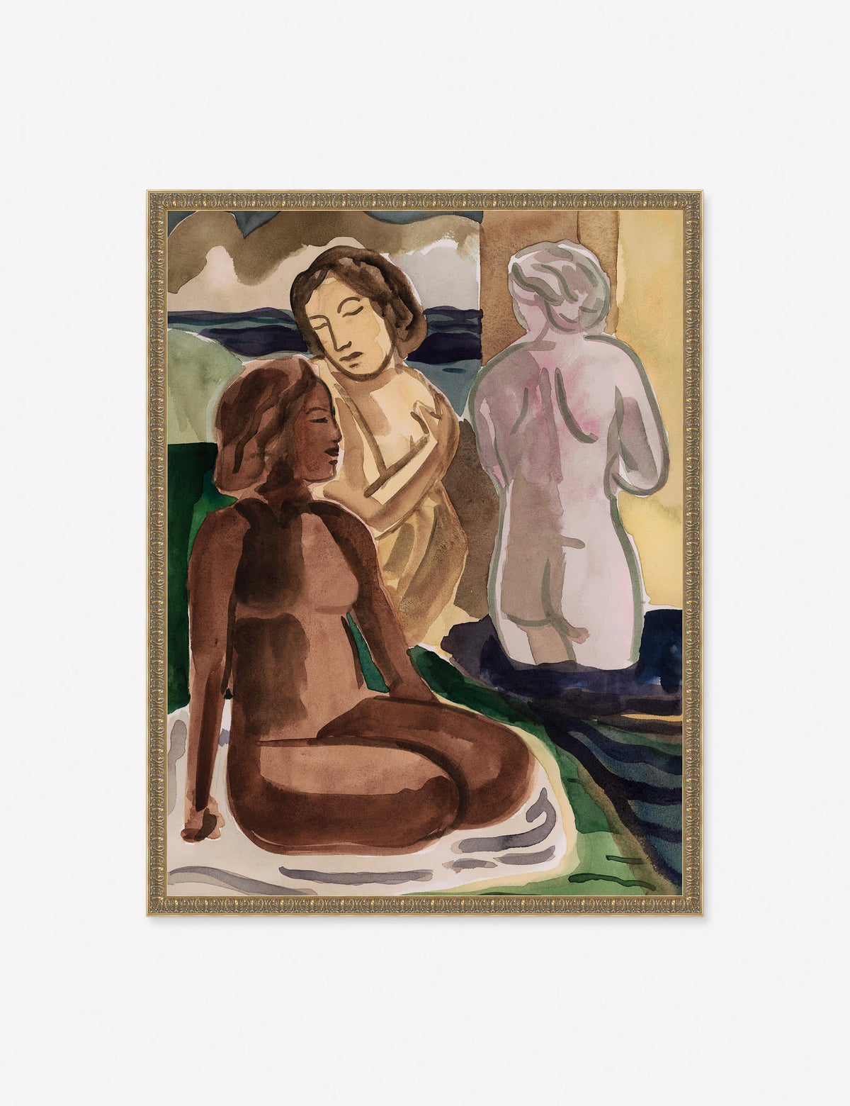 Coastal Bathers Wall Art by David Erickson