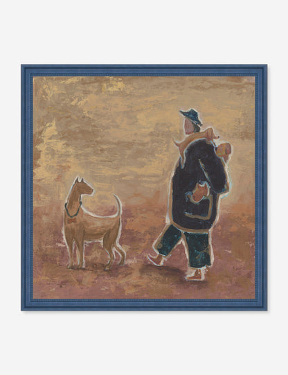 Walking with Dogs Wall Art by Sena Zander