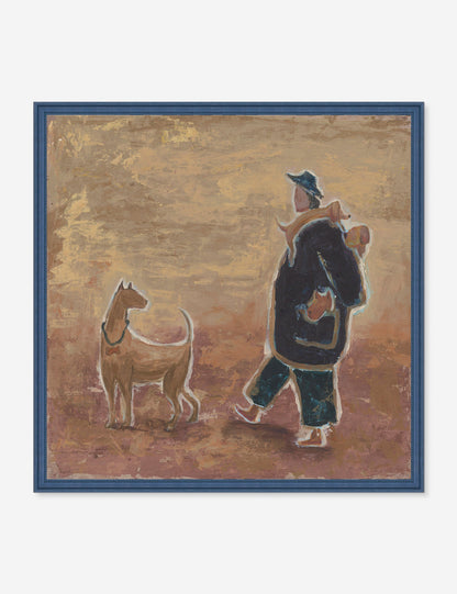 Walking with Dogs Wall Art by Sena Zander