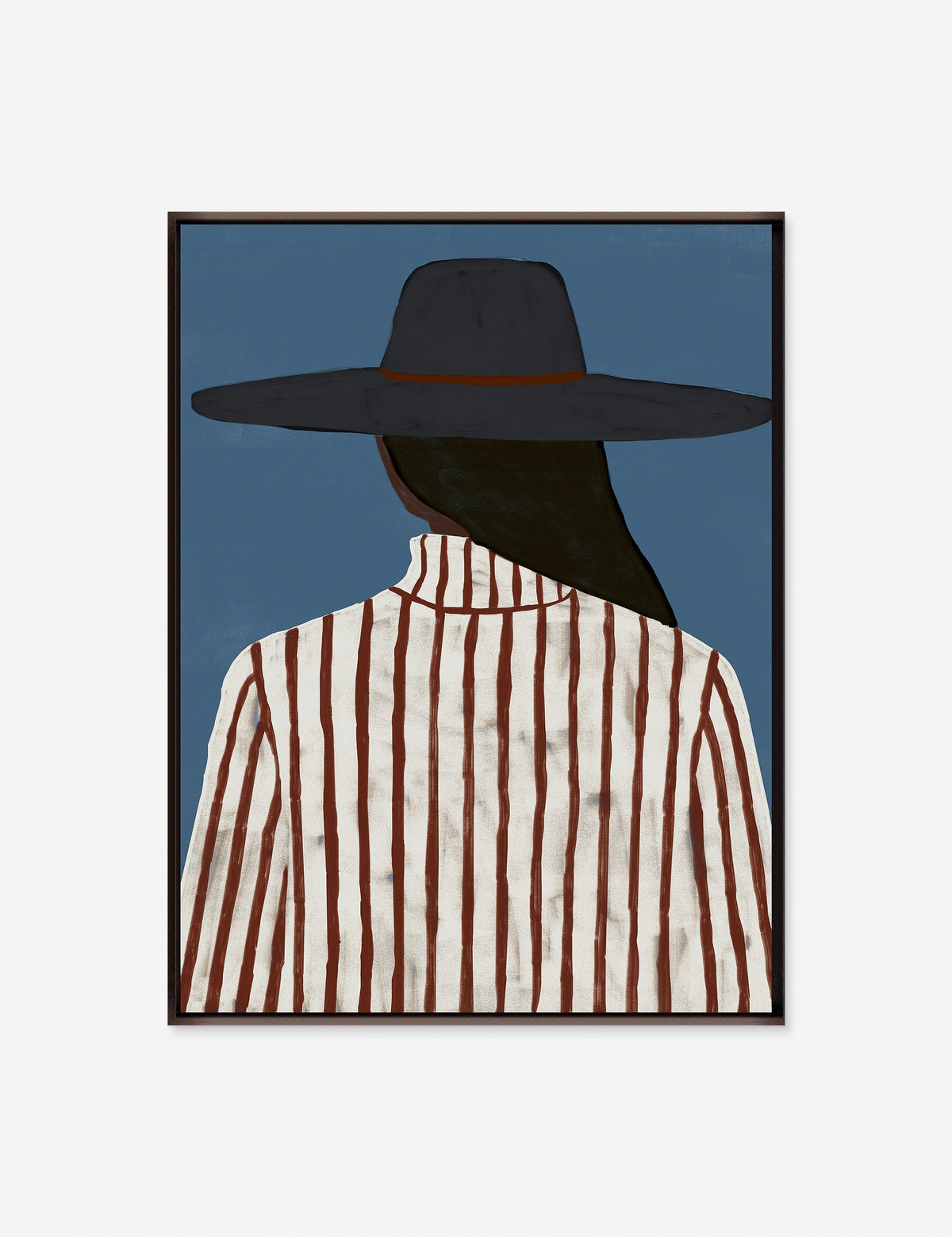 Modern Woman with a Hat Wall Art