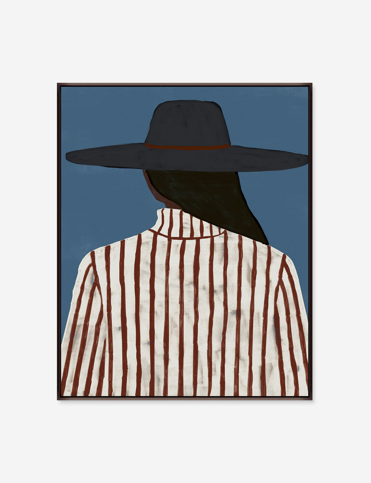 Modern Woman with a Hat Wall Art
