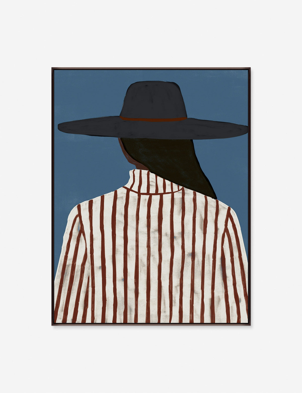 Modern Woman with a Hat Wall Art