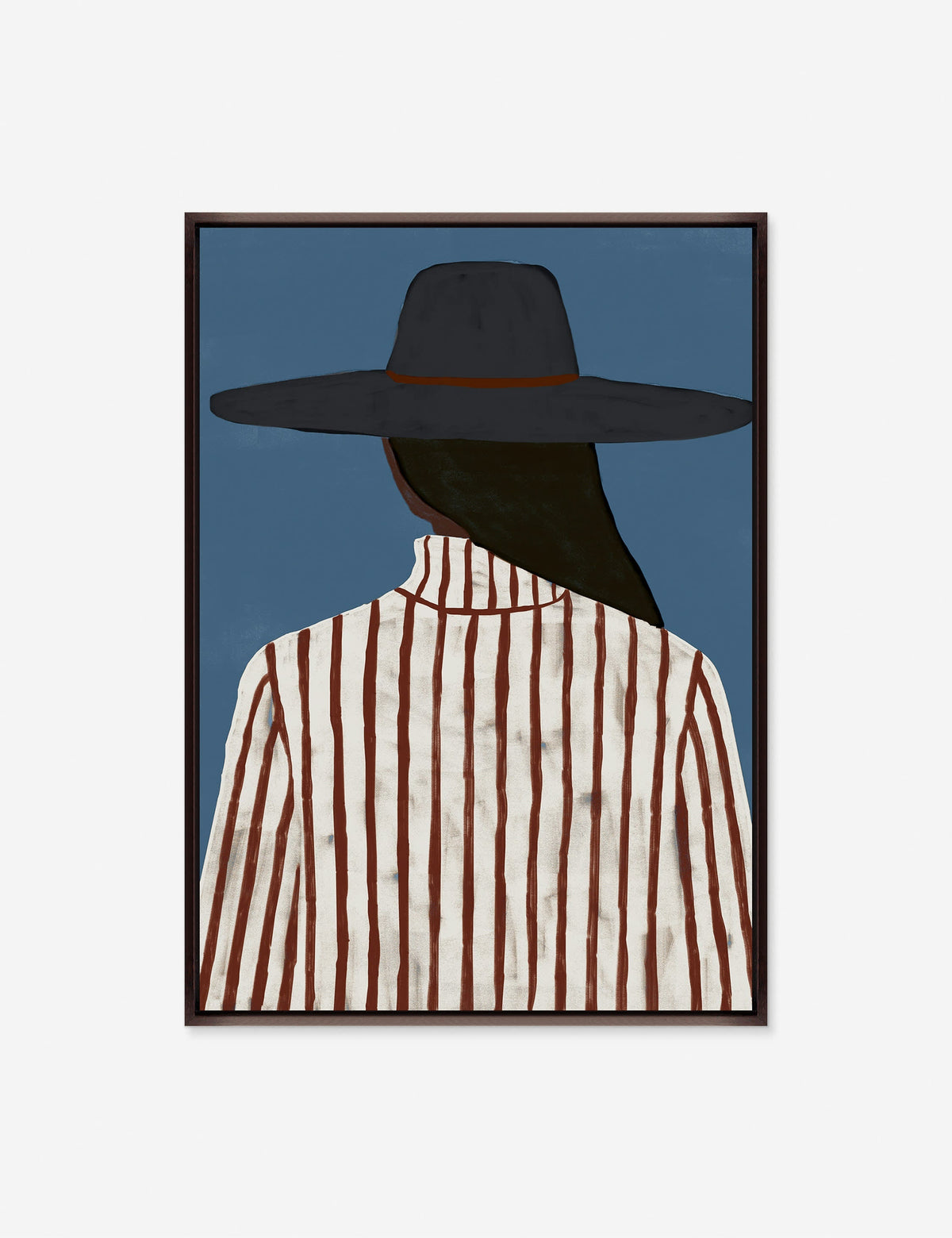 Modern Woman with a Hat Wall Art