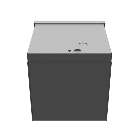 6x6x6 Screw Cover Type 3R UL Listed Steel No Knockouts ANSI 61 Gray Quad D Knockout For Lock Emboss Mounting Holes In Back