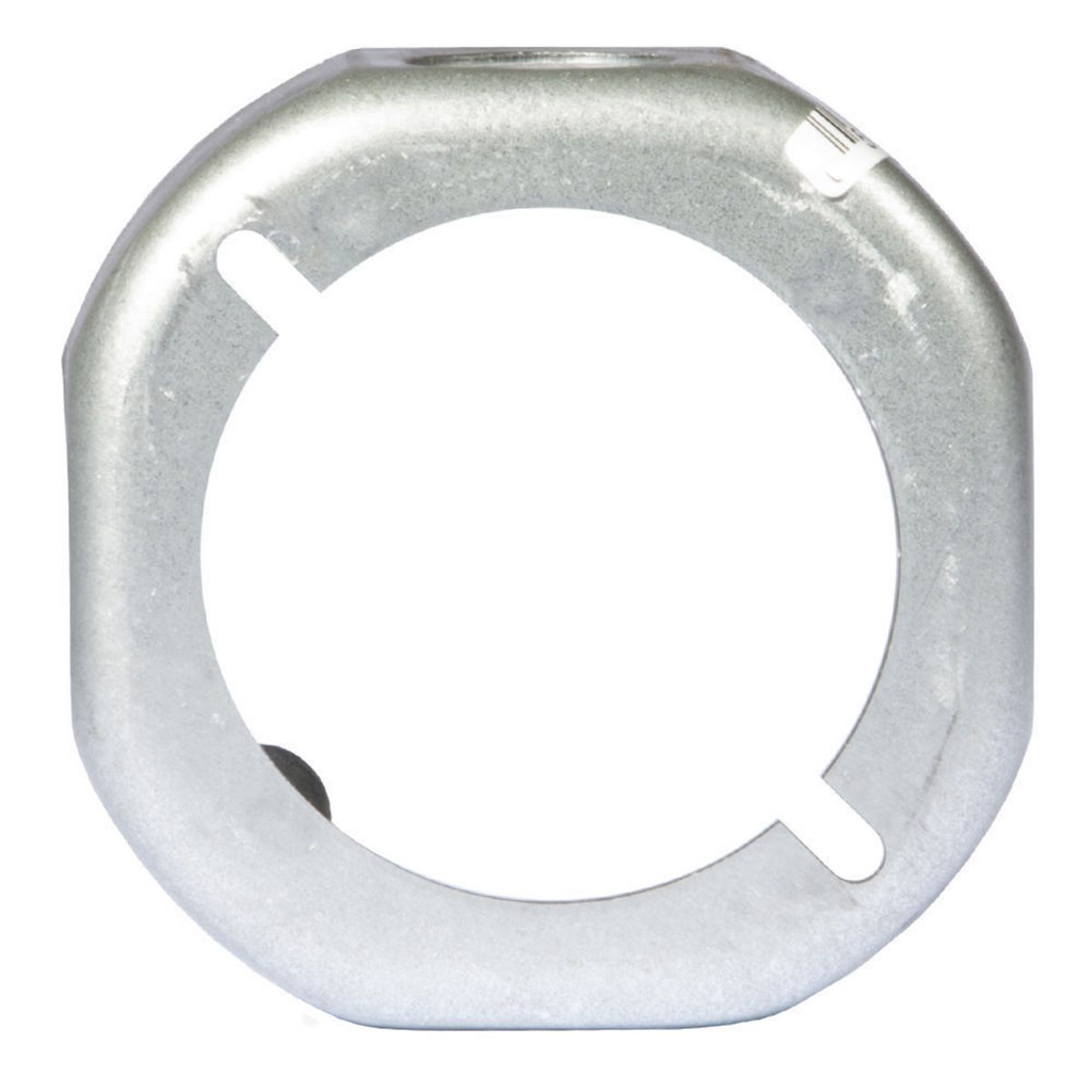 3-1/2 in. Octagon Extension Ring, Drawn, 1-1/2 in. Deep, Four 1/2 in. KO's