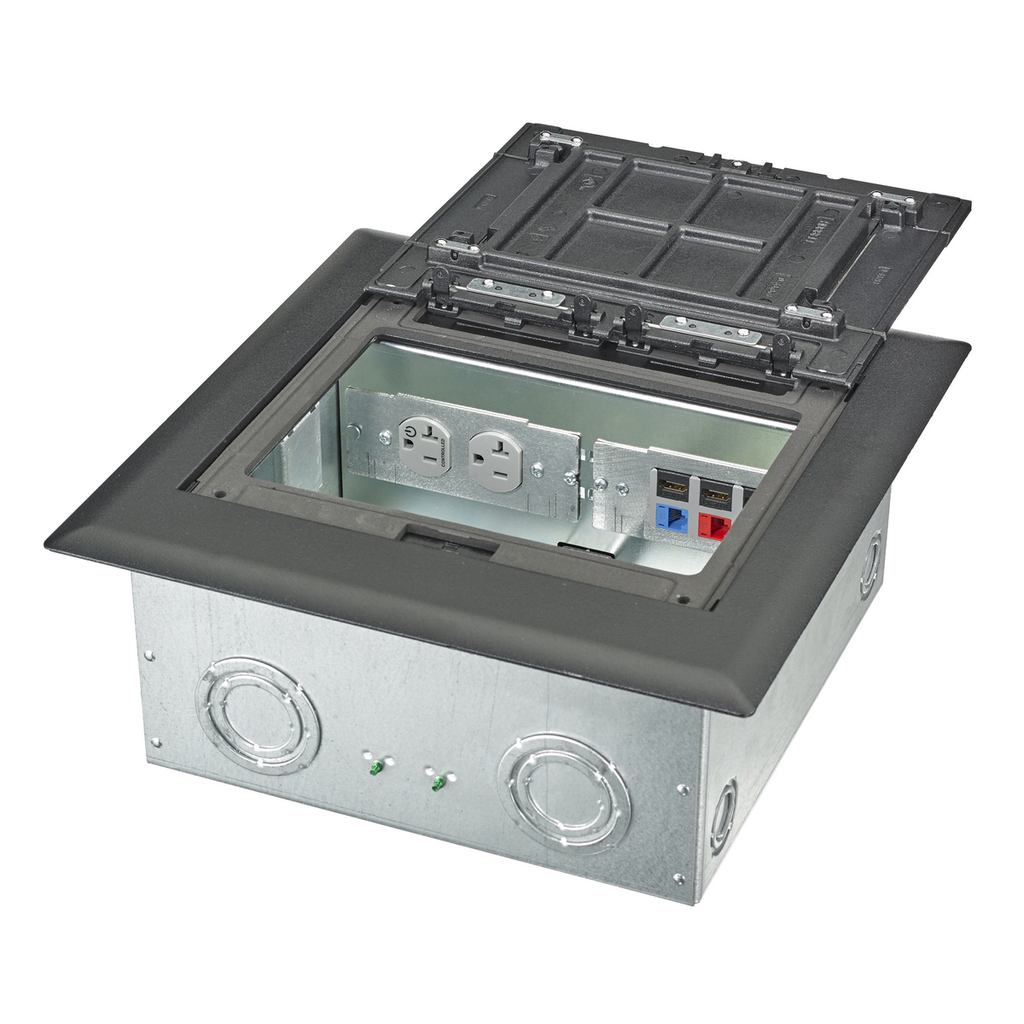 4-Gang AFB Series, 5.50" Deep Rectangular Box with Installation Cover