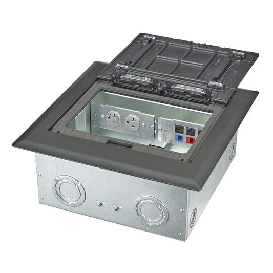 4-Gang AFB Series, 5.50" Deep Rectangular Box with Installation Cover