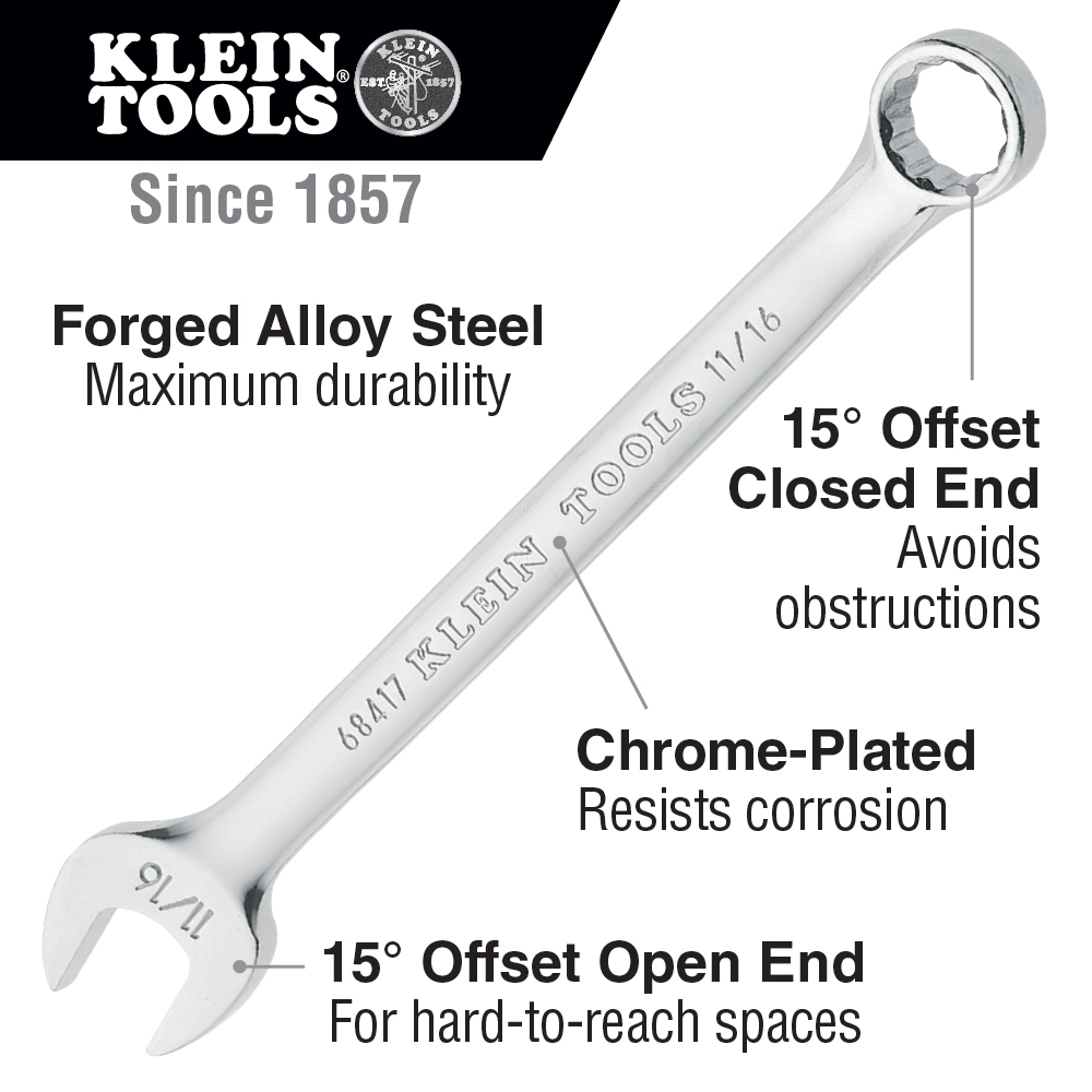 7/16-Inch Combination Wrench, 12-Point