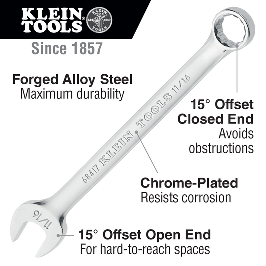 7/16-Inch Combination Wrench, 12-Point