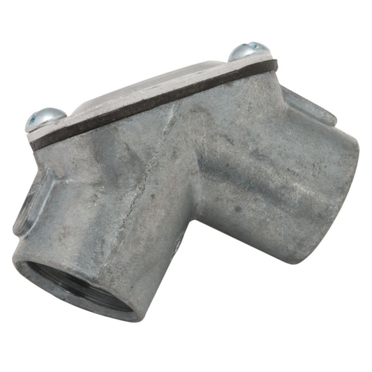 1 in. 90 Degree Rigid/IMC Handy Ell Threaded Coupling