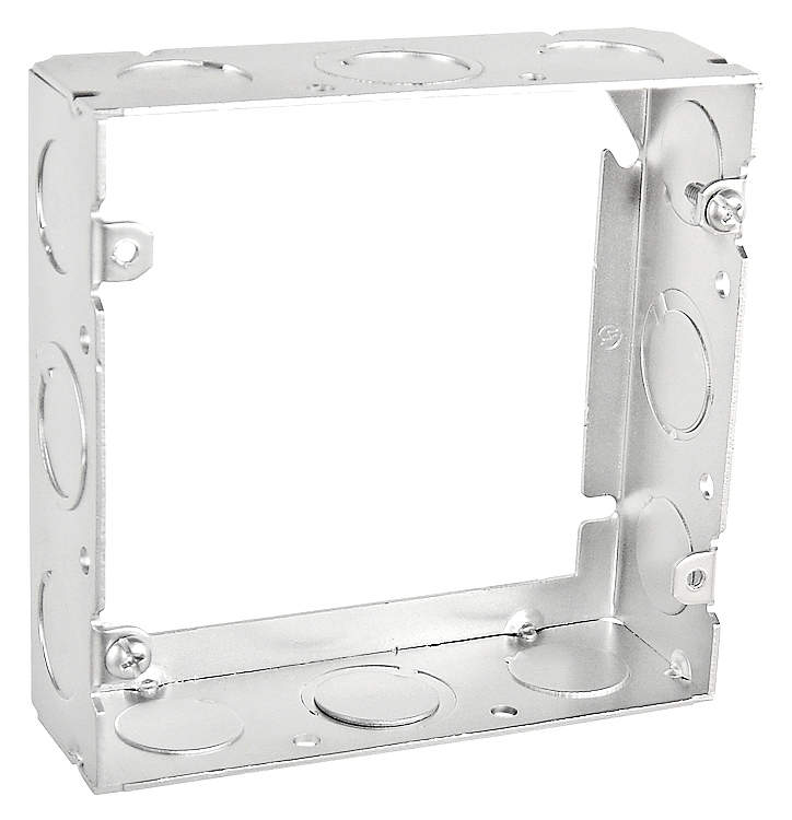 73151-SW - Welded Extension Ring 1-1/2" Deep 1/2 & 3/4 KOs, 4-11/16", 25 Pak
