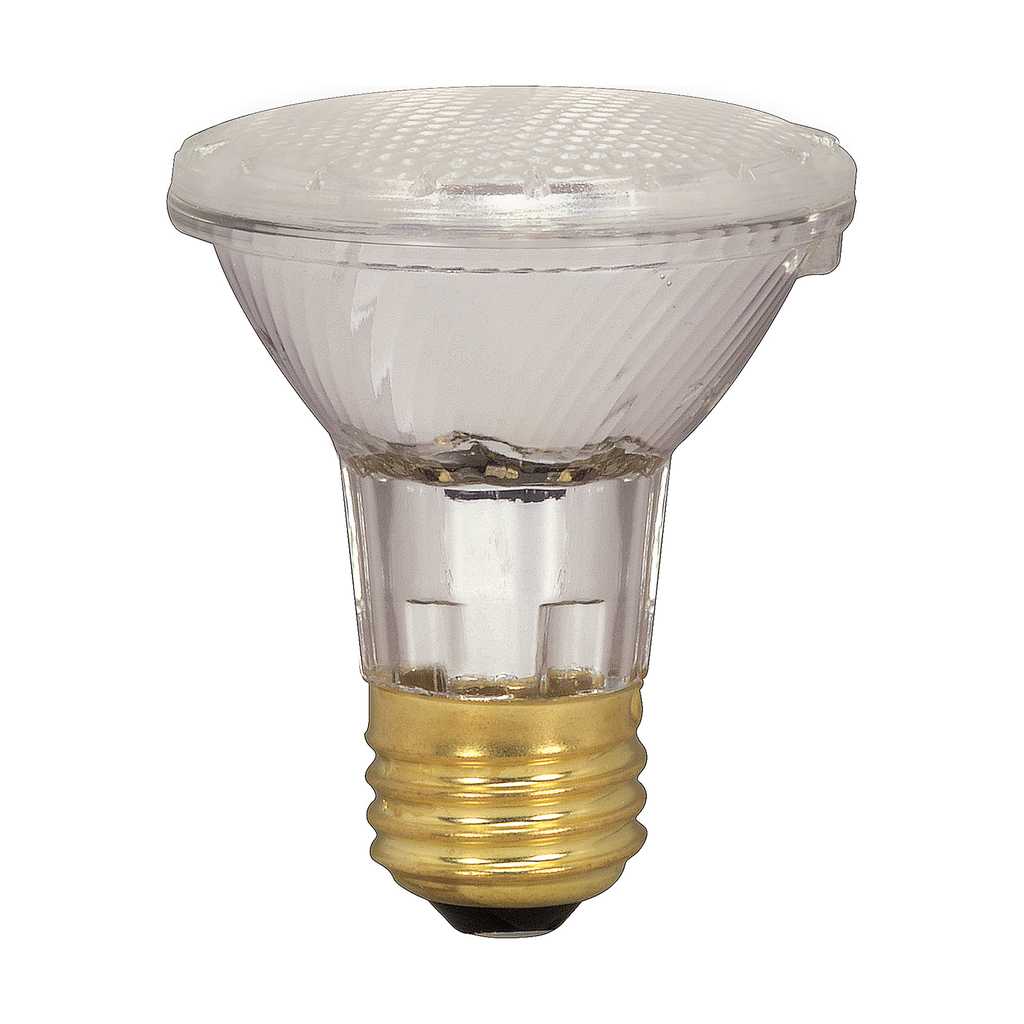 39 Watt; Halogen; PAR20; Clear; 1500 Average rated hours; 530 Lumens; Medium base; 120 Volt