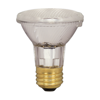 39 Watt; Halogen; PAR20; Clear; 1500 Average rated hours; 530 Lumens; Medium base; 120 Volt