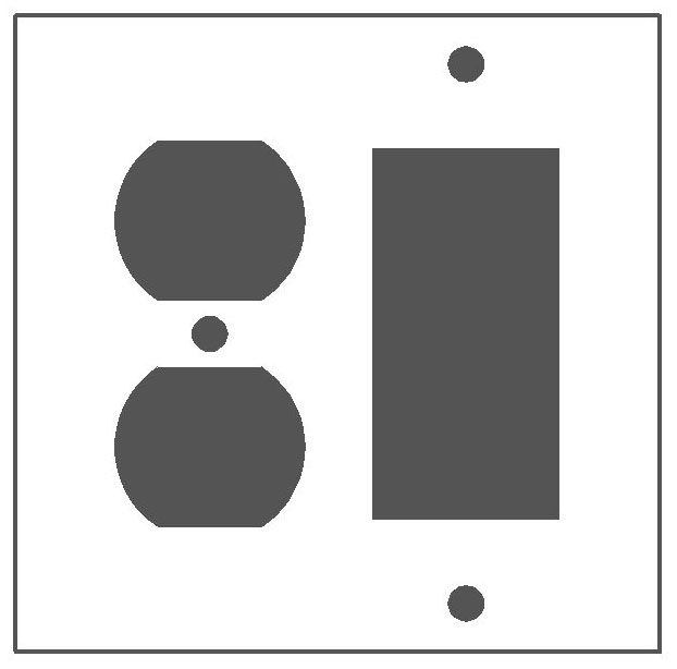 93672, Wallplate