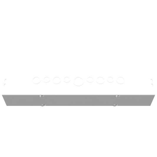 4X24X4 Screw Cover Wireway Type 1 UL Listed Steel Knockouts ANSI 61 Gray