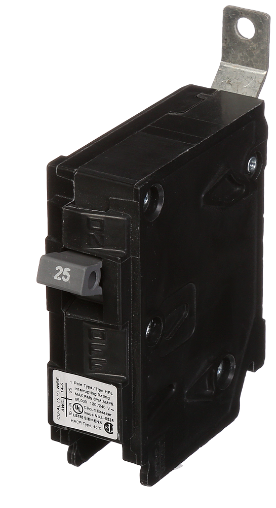 BREAKER 25A 1P 120V 65K HBL
