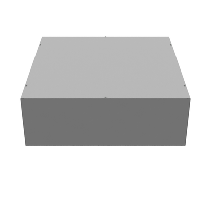 36x12x36 Screw Cover Type 1 UL Steel No KO Gray Cover w/Teardrop Slots Holes In Back