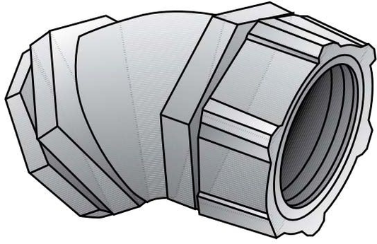 4Q-4300, Liquidtight Flexible Conduit Connector