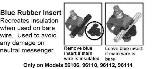 Above Ground Insulation Piercing Connectors Main 500-2/0 Tap 4/0-4