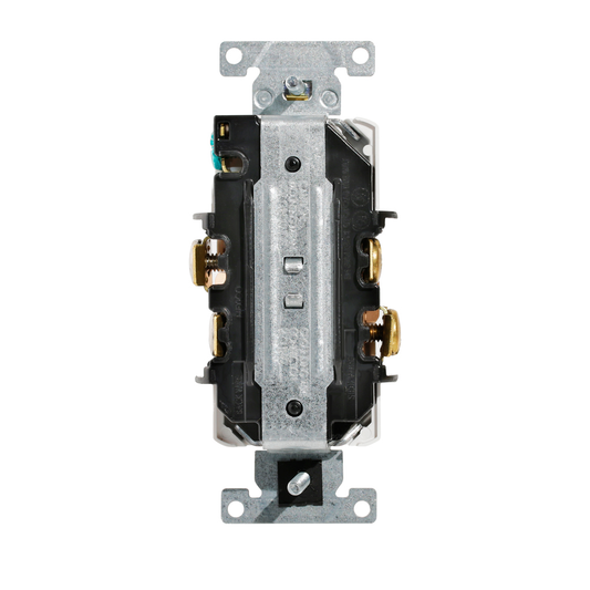 20 Amp Decora Plus Isolated Ground Duplex Recep/Outlet, Industrial Grade, Self-Grounding